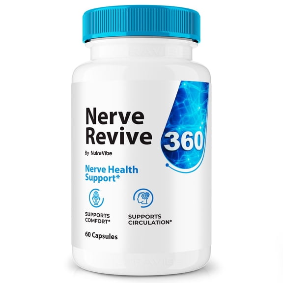 Nerve Revive 360 Capsules, NerveRevive Nerve Health Support Pills, All Natural Potent Supplement, Maximum Strength Formula for Overall Health and Wellness, Official Reviews (60 Capsules)