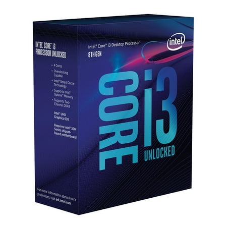 Intel Core i3-8350K Coffee Lake Quad-Core 4.0 GHz LGA 1151 (300 Series) 91W BX80684I38350K Desktop Processor Intel UHD Graphics (Best I3 Processor For Gaming)