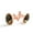 Color 2, variant on Men's Classic Stainless Steel, Outer Space Alien Color Floral Cufflinks Business Wedding Shirts, Rose Gold