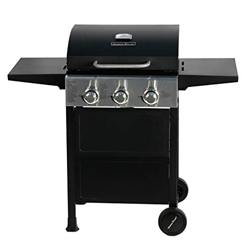 MASTER COOK 3 Burner BBQ Propane Gas Grill, Stainl - image 2 of 7
