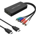 thumbnail image 1 of Convertidor de HDMI a Componente Adaptador de HDMI a YPbPr Convertidor 1080P HDMI a RGB Convertidor para PC, Xbox, PS3, Roku, Reproductores de DVD, 1 of 6