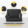 thumbnail image 5 of SPECSTAR Reclining Stadium Seat Chair with Backrest and Armrests, Portable Cushion for Bleachers, Set of 1, 5 of 8