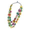 thumbnail image 4 of Collar bohemio, joyería, disfraz, collar de cuentas de madera para mujer, cumpleaños Color mezclado Yinane Collar estilo étnico, 4 of 8