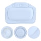 thumbnail image 4 of Almohada de Ba?o, Espuma Suave Acolchada Ba?Era de Ba?o Almohada Reposacabezas Cabeza Cuello Trasero Cojín Ba?o, Facil de Limpiar y Secado Rápido(Azul) Amonsee NO, 4 of 6
