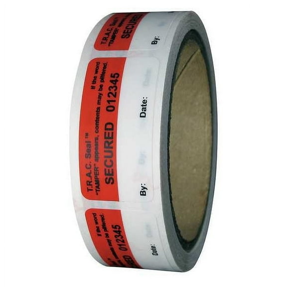 Novavision Tamper-Evident Tape,1In x 2In,PK250 ZS48-08RWSN-250