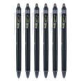 thumbnail image 1 of Bolígrafos de tinta de gel PILOT FriXion Synergy Clicker de 0,5 mm, color negro, paquete de 6, 1 of 5