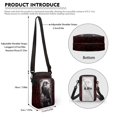 thumbnail image 6 of HELLHERO Eagle Pattern Adults Crossbody Sling Bag Lightweight Crossbody Small Bags for Unisex, 6 of 7