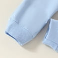 thumbnail image 6 of HCNTES Toddler Boy Clothes Baby Boys Winter Spring Outfits Long Sleeve Sweatshirt Casual Pants Set Boys Outfit Set, 2-3 Years Blue, 6 of 9