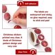thumbnail image 3 of SZTXJ 1000 Pieces Christmas Gift Tags, Self Adhesive Christmas Tags, 1.5 Inch Christmas Tags, Christmas Tree, Santa Claus, Christmas Elk, Christmas Be, 3 of 5