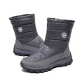 thumbnail image 6 of Tao Tao Women Classic Snow Boots Comfortable Round Toe Winter Booties Waterproof Side Zipper Hiking Boots Gray 36, 6 of 6