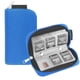thumbnail image 2 of Estuche para tarjetas de memoria - Se adapta a tarjetas SD y CF 22 ranuras para tarjetas (4 grandes y 18 pequeñas) - Soporte con 22 ranuras - Paño de limpieza de microfibra incluido, 2 of 8