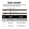 thumbnail image 4 of Joytale Dog Collar, Leather Dog Collar, Heavy Duty Dog Collars for Small Dogs, Brown, 4 of 7