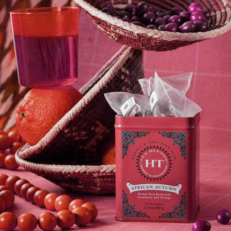 Harney & Sons Natural African Autumn Herbal Tea, Red Bush with