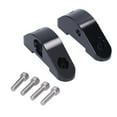 thumbnail image 1 of Mirror Adapter Kit Black Rearview Aluminum Alloy CNC Machined Fit for KYMCO DOWNTOWN 300I, 1 of 8