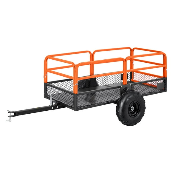STAWAY 1600 lbs Dump Trailer - 22 Cu. Ft Heavy-Duty Garden Cart for ATVs, UTVs & Lawn Mowers - Efficient Hauling, Foot-Pedal Control, All-Terrain Tires
