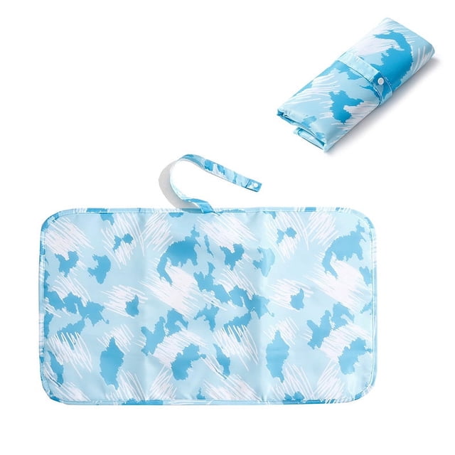 Cambiador de pañales portátil de nailon impermeable para bebés, bolsa para pañales, mesa para cambiar pañales multifuncional para bebés, productos para madres e infantes