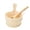 Wood, variant on Pitycbo 4L Wooden Barrel Sauna Accessories Large Capacity Traditional Bathroom Equipment