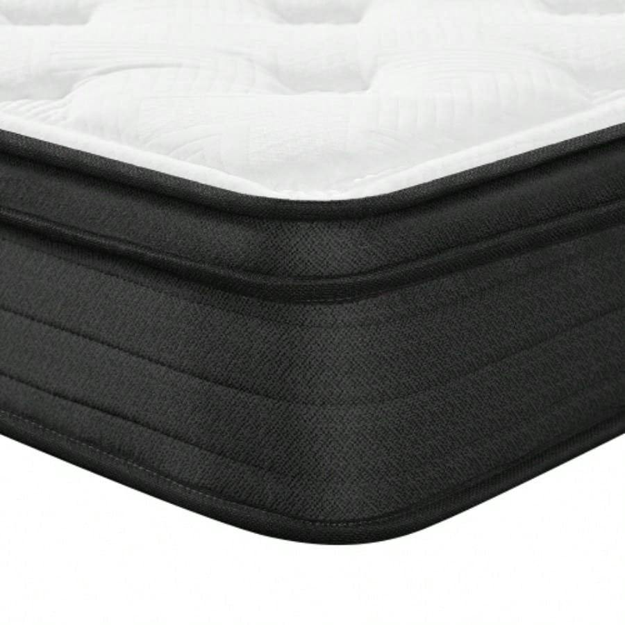 10 Inch King Size Hybrid Mattress, Individually Pocketed Innerspring, Medium Firm for Stable Support