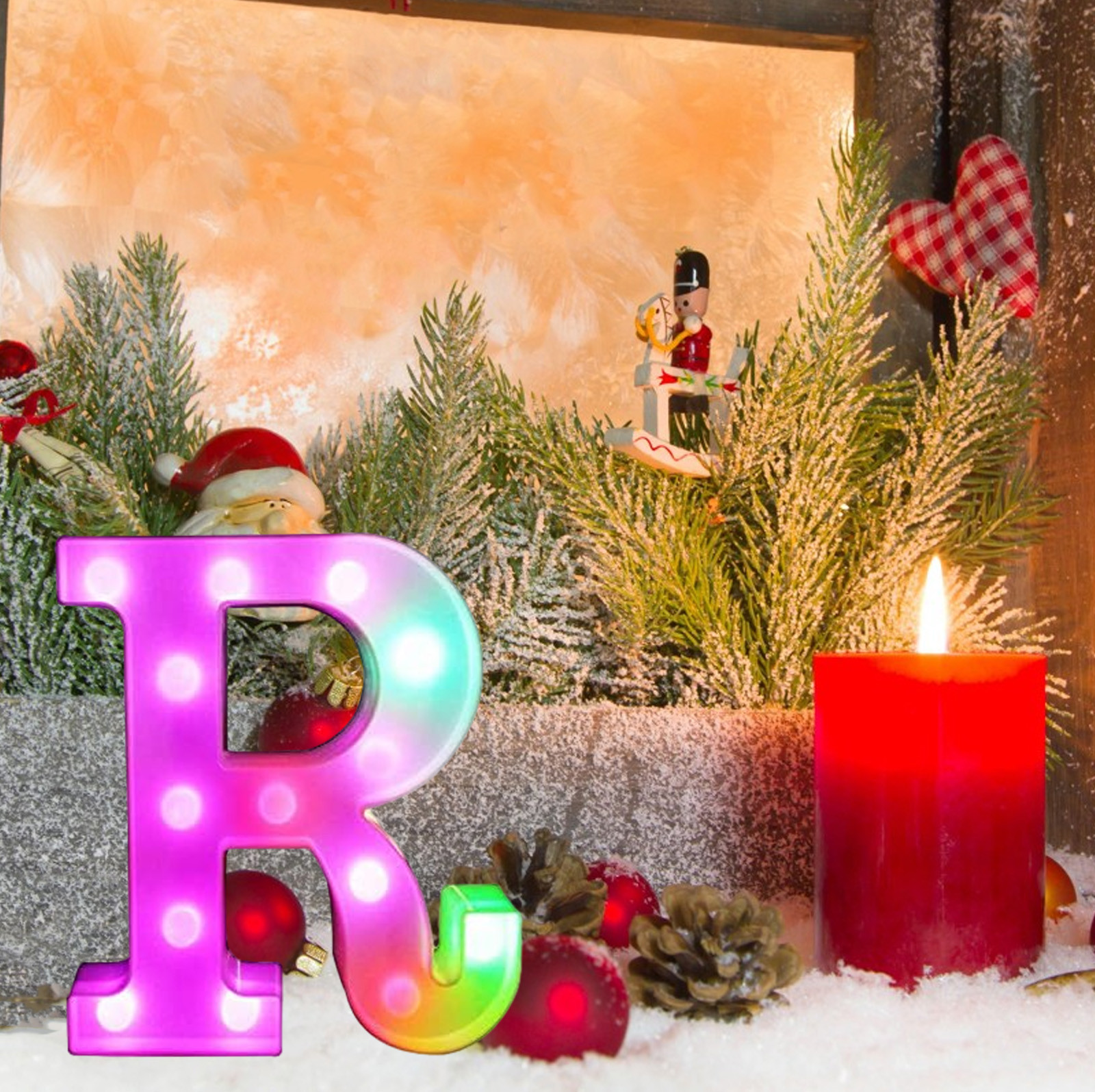 Light Up Colorful LED Marquee Letter lights, 18 Colors Changing ...