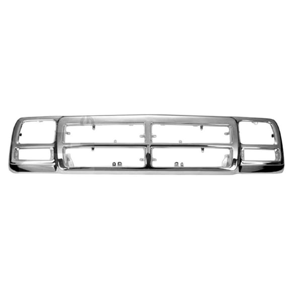 KAI New Standard Replacement Outer Grille Shell, Fits 1991-1993 Dodge Fullsize Pickup