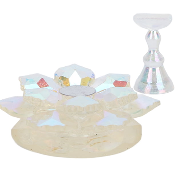 Nail Stand Display, Nail Tips Stand Holder DIY Nail Practice Display Holder Acrylic Nail Art Practice Display Stand For False Nail Tip Manicure Tool DIY Nail Salon