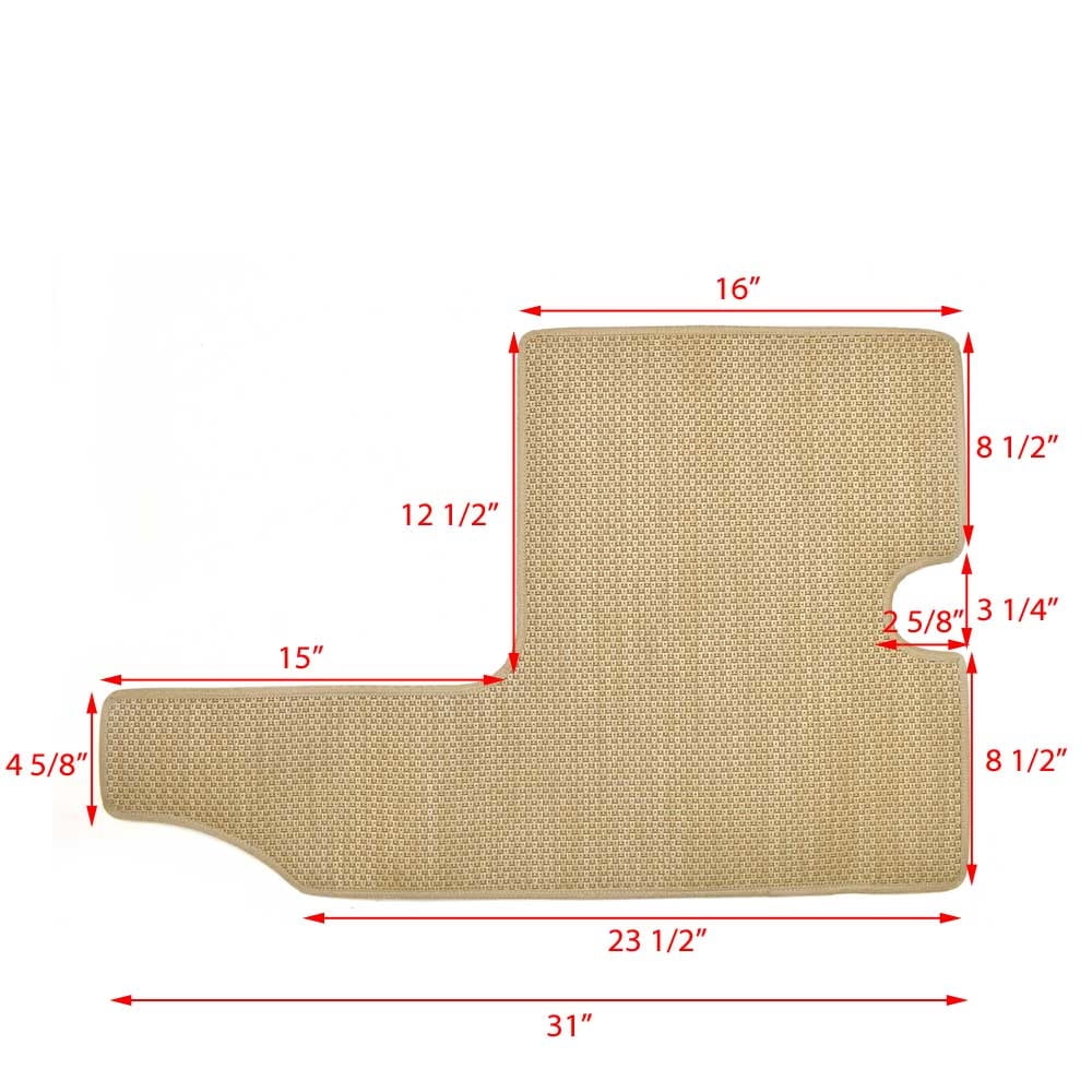 Sailfish Boat Head Vinyl Flooring 48-6149 | Seagrass 31 x 20 1/4 Inch