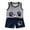 Navy, variant on Futezty Toddler Boys Clothes Summer Outfit Sets, Boys Summer Cartoon Printed T Shirt Short Sleeve Shorts Two Piece Set Casual Outing For 2 To 7 Years