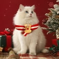 thumbnail image 2 of FYTPOV Red Pet Scarf, Creative Knit Scarves, Christmas Deer Cat Scarf for Dogs and Cats, Cute Pet Costume for Xmas Party, Cat Clothes Dog Clothes, M, 2 of 5