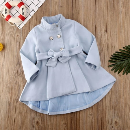 Baby Girl Winter Dress - Long Sleeve Tutu Princess Party Dress With Lace For 1-6 Years