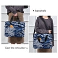 thumbnail image 6 of FORMRS 16" Laptop Bag Carrying Sleeve Case with Handle Travel Shoulder Briefcase, Blue Night Sky, 6 of 8