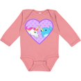 thumbnail image 3 of Inktastic Unicorn and narwhal cute couple Boys or Girls Long Sleeve Baby Bodysuit, 3 of 5