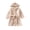 Z1-Khaki, variant on Girls Hooded Robes Bath Robe for Kids Soft Fuzzy Bathrobe for Girl(Pink,3-4Y)