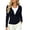 Black, variant on Women’s Slim Hoodie Jackets Lightweight Knit Stretchy Fitted Full Zip Long Sleeve Drawstring Lounge Cardigans