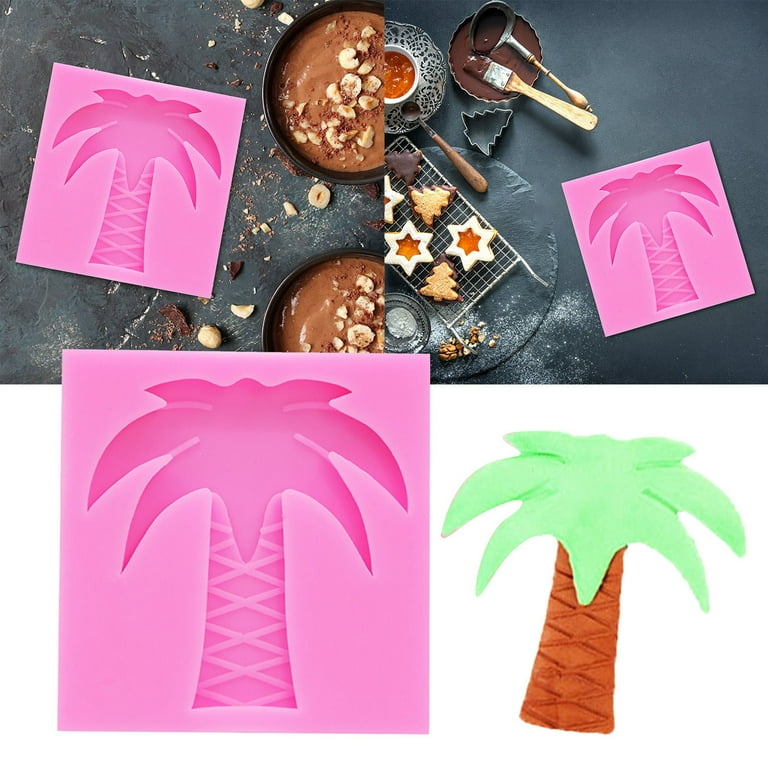 Palm Tree Chocolate Candy Mold  Silicone Palm Tree Mold for Cake