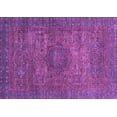 thumbnail image 1 of Ahgly Company Indoor Rectangle Abstract Purple Modern Area Rugs, 7' x 9', 1 of 4