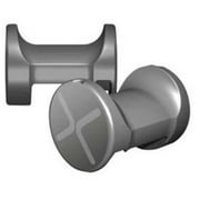 Ghent's Plastic Nexus X Tablet Wall Mounting Pegs Pair in Gray