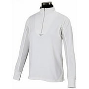 TuffRider Women's Ventilated Technical Long Sleeve Sport Shirt with Mesh, White, 3X