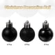 thumbnail image 3 of 24Pcs 1.1" Bolas de Navidad Adornos Conjunto de Bolas Colgantes para Árbol de Navidad Decoración Navideña (Negro), 3 of 7