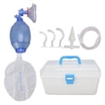 thumbnail image 3 of Bolsa de respiración de emergencia, conjunto de resucitador de entrenamiento de emergencia Resucitador de entrenamiento de emergencia Herramienta de enseñanza de reanimación Salida de alta intensidad, 3 of 8