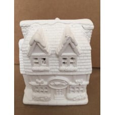Painted Village - Plastercraft unpainted holiday village house Approx. use acrylic paints Bed & Breakfast approx 5