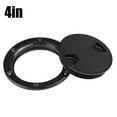 thumbnail image 1 of Black 4" 6" 8" Round Non Slip Inspection Hatch w/Detachable Cover Marine Boat, 1 of 6