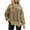 Khaki, variant on YDFCWXW Women's Oversized Sweaters 2025 Fall Outfits Trendy Crewneck Knit Side Slit Fashion Pullover Tops Black, M