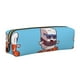 thumbnail image 1 of Fotbe Sushi Salmon Surfing Estuche para Lápices de Cuero con Estampado, Estuche con Cremallera Resistente, Organizador Compacto y Elegante para Papelería, 1 of 7
