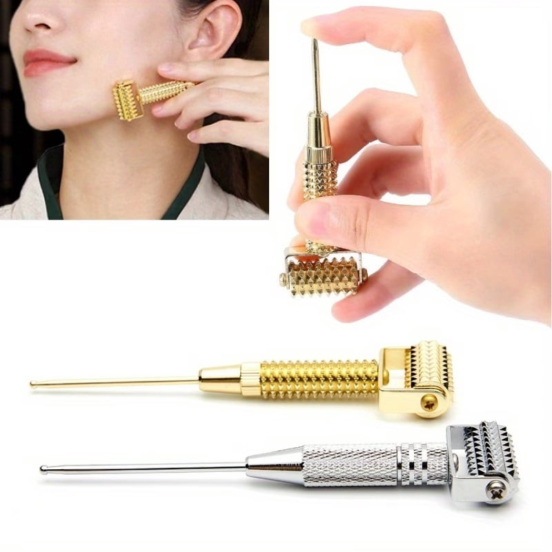 1pc, multifunctional facial acupoint massage roller set, facial and body beauty SPA care tools, hand, foot, neck and shoulder deep tissue massager