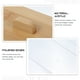 thumbnail image 5 of Caja de pañuelos transparente de escritorio, soporte para servilletas de acrílico para banquetes con tapa de bambú, 5 of 8