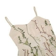 thumbnail image 6 of Brglopf Womens Floral Embroidery Sheer Mesh Dresses Spaghetti Strap Vintage Cocktail Party Dress Wedding Prom Evening Swing Dress Beige S, 6 of 7