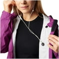 thumbnail image 4 of 5.11 Tactical Women's Polyester Aurora Waterproof Shell Jacket, Nylon Plain Weave, Style 38077, Mulberry, X-Small, 4 of 9