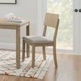 thumbnail image 2 of Linon Jamil Upholstered Dining Chair, Set of 2, Gray Wash, 2 of 19