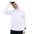 thumbnail image 6 of Riecok Long Sleeve Shirts for Men UPF50+ Sun Protection Pullover Breathable Quick Dry Tops with Thumbholes Hiking Clothes White 4XL, 6 of 8