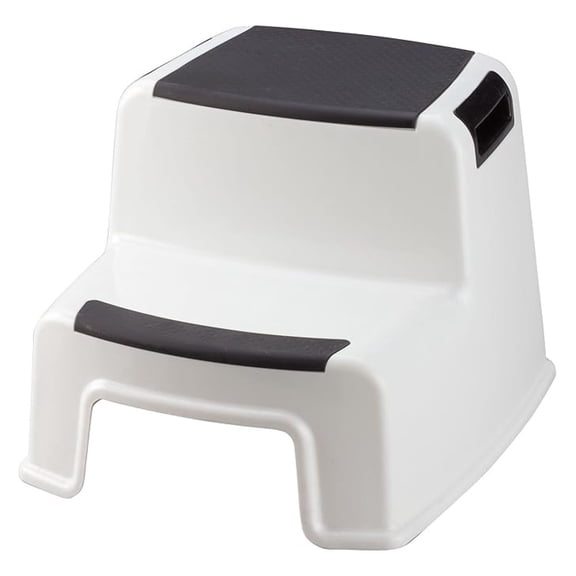 2-Step Stool - Portable Stepping Stool for Home & Outdoors, 280lbs Capacity